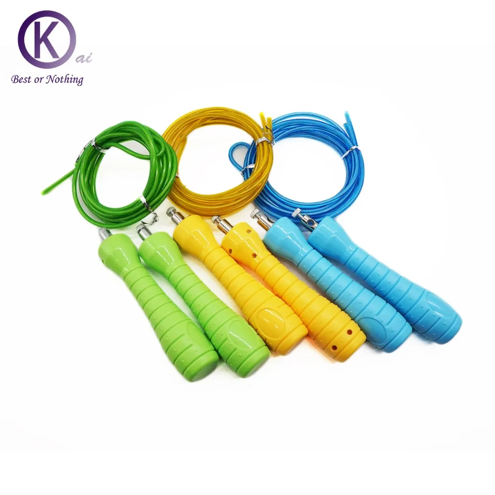 Профессиональный стальной трос подшипника Скакалка Регулируемая фитнес