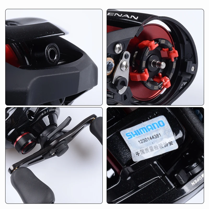 100% оригинальная Рыболовная катушка Shimano CAENAN 150 151 для заброса приманки
