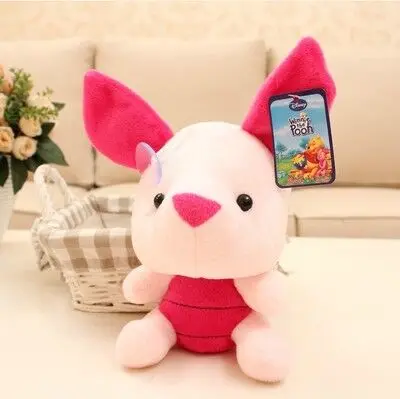 12cm Дисней Винни Пух tigger12 см мягкие животные плюшевые куклы игрушки с брелком кулон милый аниме мультфильм кукла детский подарок - Цвет: 12cm