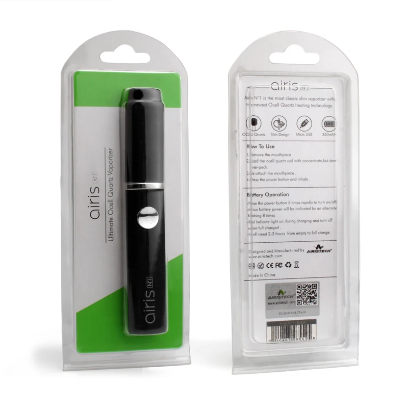 Оригинал Airistech Airis N1 испаритель ручки сухой травы микро воск жидкостью vape пера 360