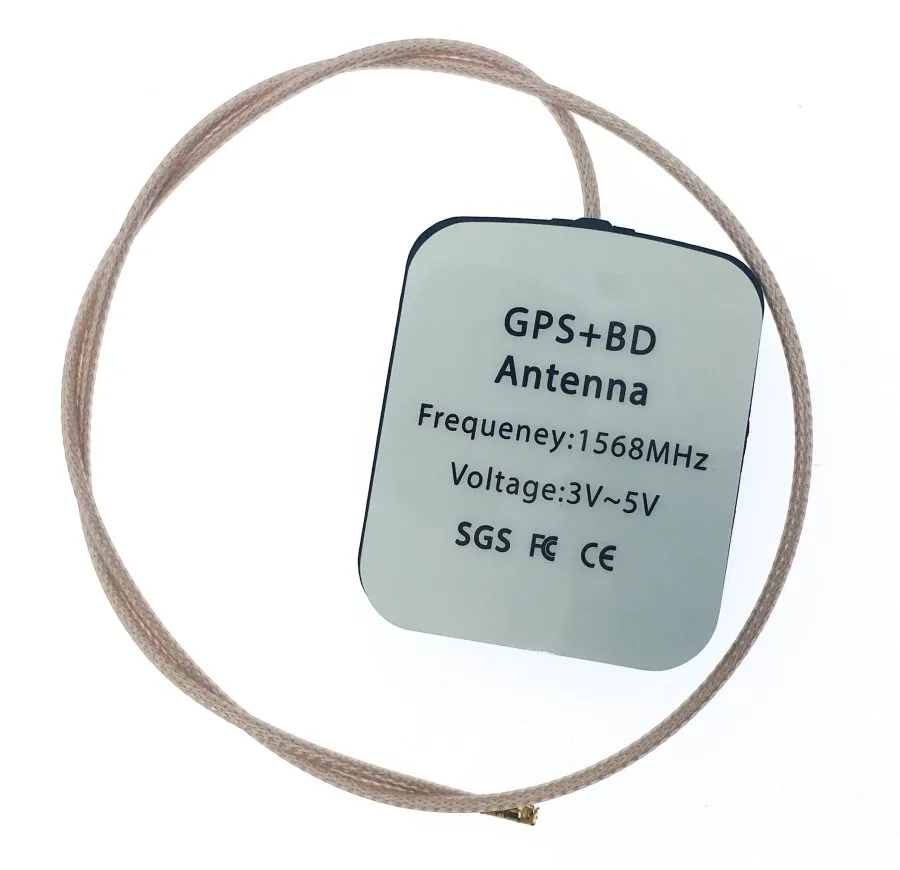 Активная керамическая антенна 10 см/15 см/20 см/30 см 28 дБ IPEX UFL GPS + BD RG178 для