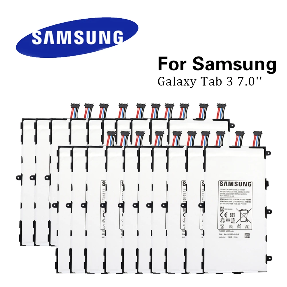 

20pcs/Lot Original PC Tablet Batteries T4000E For Samsung Galaxy Tab 3 7.0'' SM-T210 T211 T215 T217 T2105 Wholesale