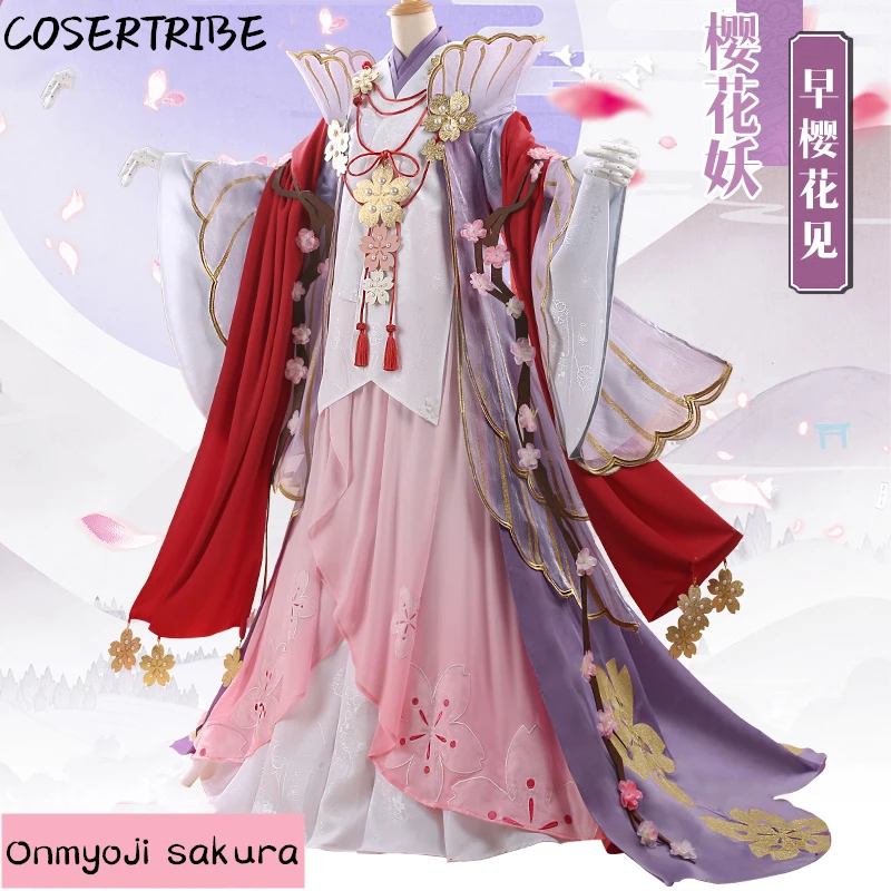 

[PRE-SALE] Игра Onmyoji SR Sakura великолепный Ying Huayao Новый кожаный кимоно Косплей Костюм для женщин Хэллоуин Бесплатная доставка