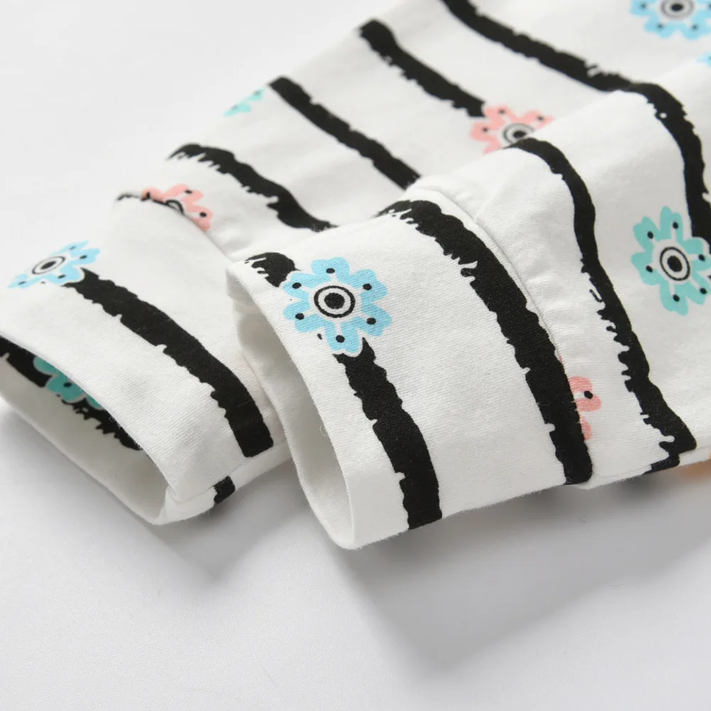 Комплект одежды из 3 предметов для новорожденных девочек футболка с длинными