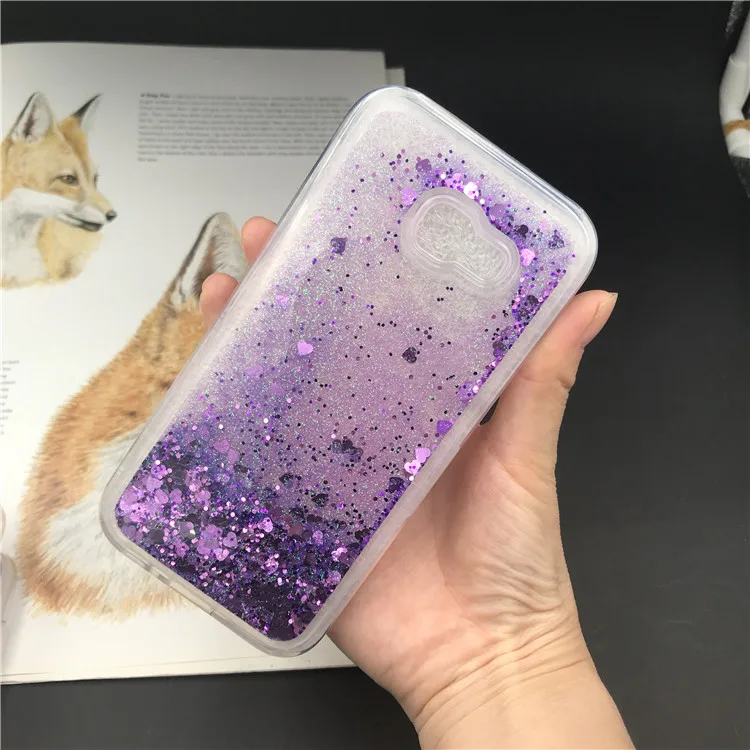 2017 Bling измельчитель с принтом сердце Любовь блестками мягкие чехлы из ТПУ для Samsung