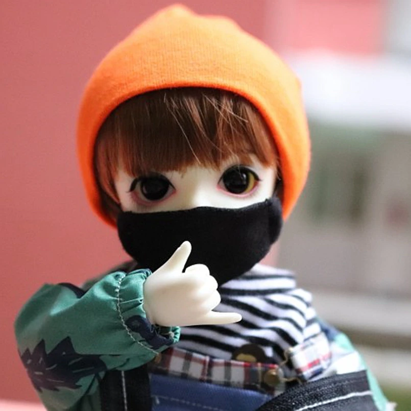 BJD Опора черная дыхательная маска для 1/6 1/3 24 &quotвысокий YOSD SD17 SD DK DZ AOD DD кукла