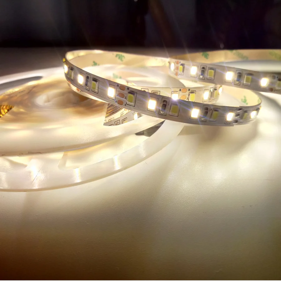 5 м 2835 SMD RGB светильник/120 светодиодов/м S образная Светодиодная лента e теплый белый