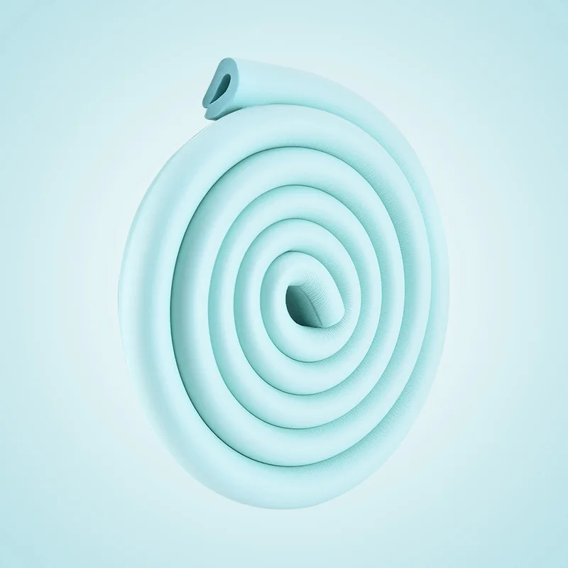 U shape mint green 2 м L U стиль стекло край стола угловая Защита Подушка антиколлизия бампер полоса Детская безопасность угловая Защита детская защита бар - Цвет: U shape mint green