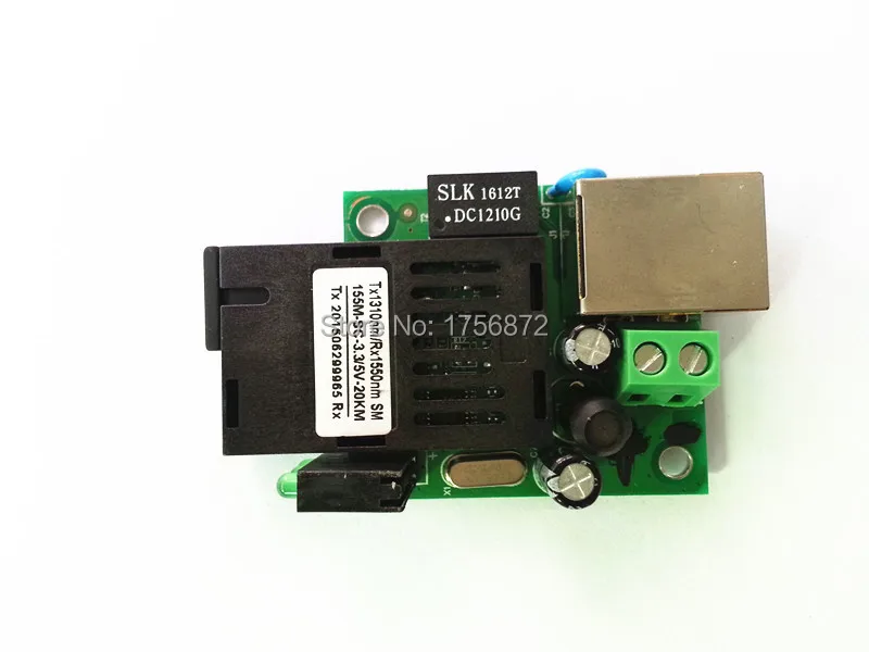 Мини-одномодовый медиаконвертер волоконно-оптический приемопередатчик 1 SC 10/100 M |