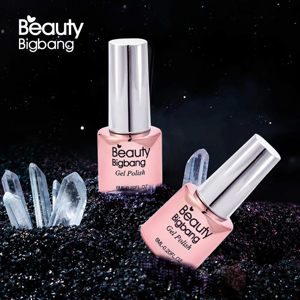 BeautyBigBang 6 мл 36 цветов замачивается сверху гель для ногтей УФ поли гель лак для маникюра эмаль полигель гель лак для верхнего покрытия мате ногтей