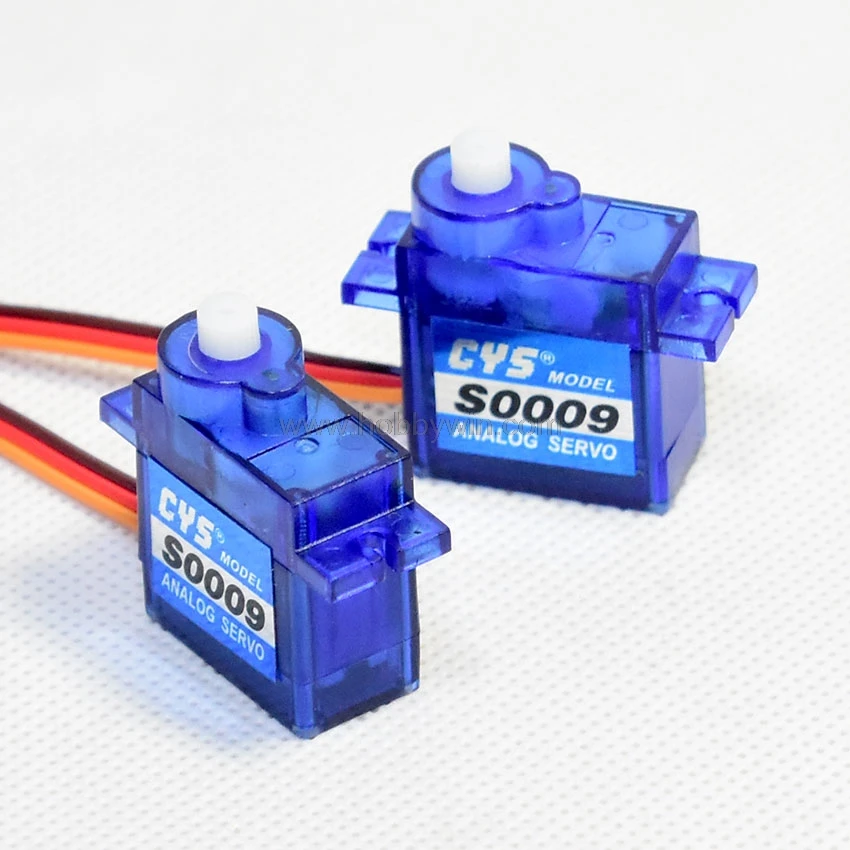 2pcs Analog 9g Micro Servo Plastic Gear CYS-Model S0009 for RC Model Airplane Glider Helicopter | Игрушки и хобби