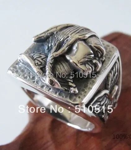 Байкерское кольцо Regalrock Chief of Tribe Eagle Hawk|indian chief|indian chief ringindian ring |