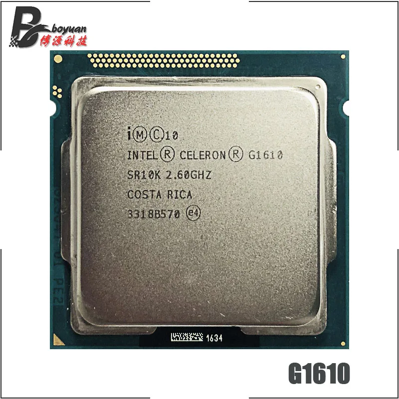 Двухъядерный процессор Intel Celeron G1610 2 6 ГГц м 55 Вт LGA 1155|cpu processor|celeron g1610intel celeron g1610 |