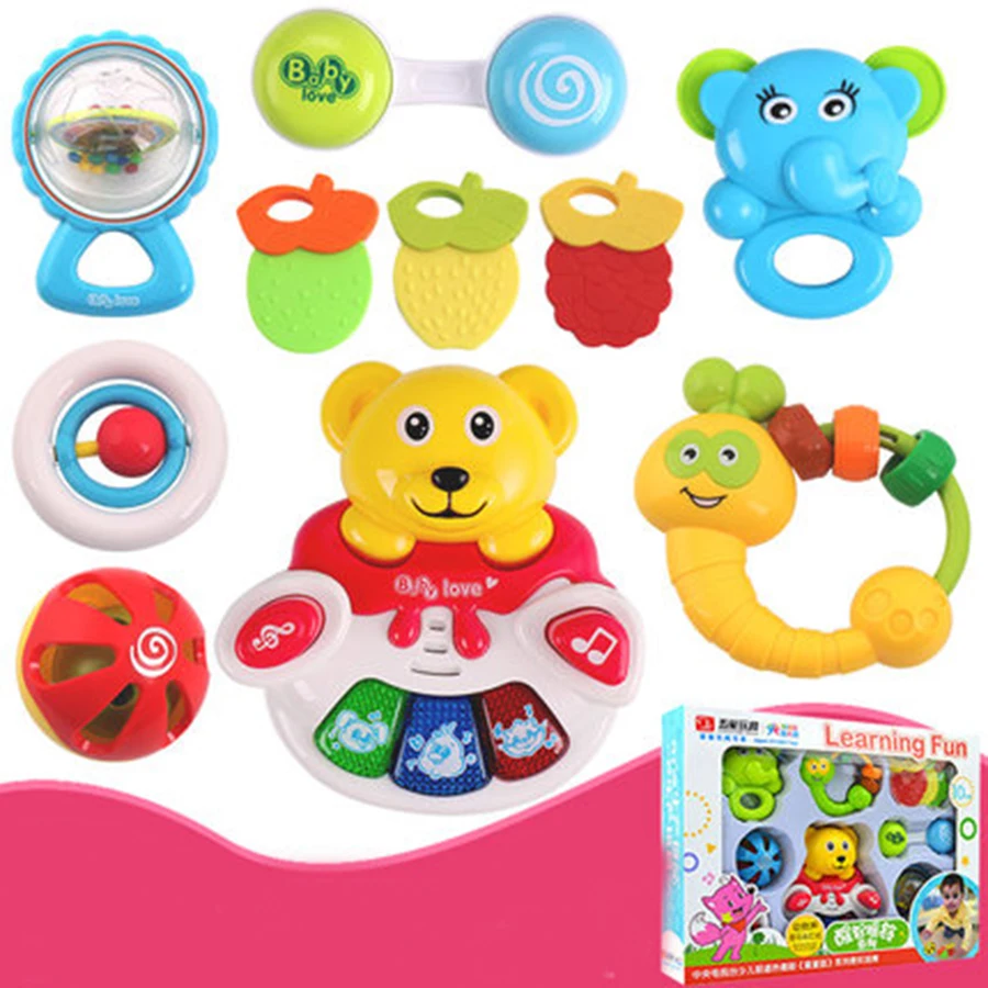 Детские Схватив Погремушки Музыкальные Игрушки Животных Коляска Для Кукол