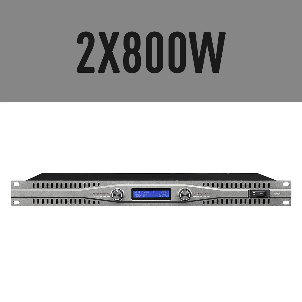 2x800W Gun ash Реальная мощность! Класс D++ модуль профессиональный сценический усилитель мощности усилитель высокой мощности 2x600 Вт/2X800 Вт - Цвет: 2x800W Gun ash