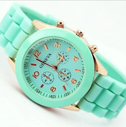 Casual Watch Unisex Quartz 14 Colors Men Women Analog Wristwatches Fashion Silicone Watches | Наручные часы