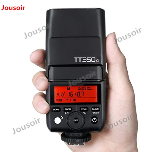 Godox Mini Speedlite TT350O вспышка для камеры TTL HSS GN36 O/Panasonic беззеркальной DSLR CD50|Фотовспышки|