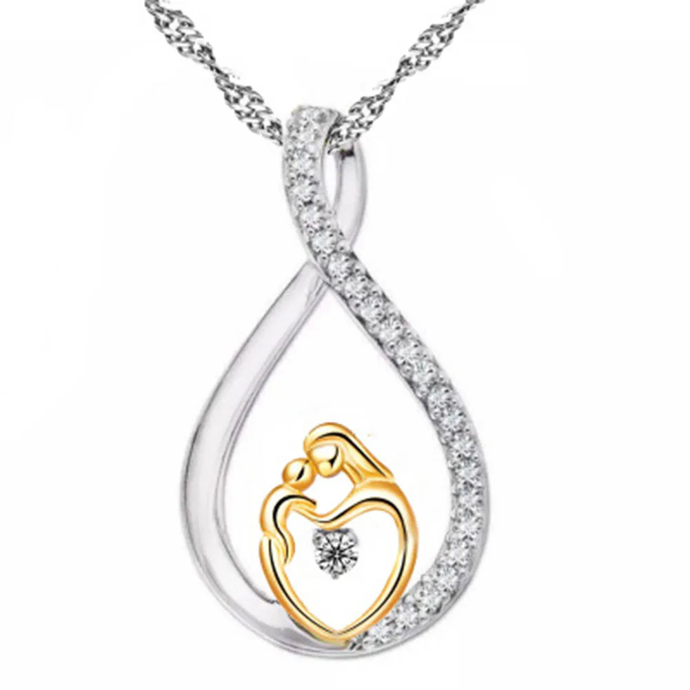 Ожерелье с кулоном в виде сердца для мамы дочки сына ребенка|gift for mother|chain necklacebirthday