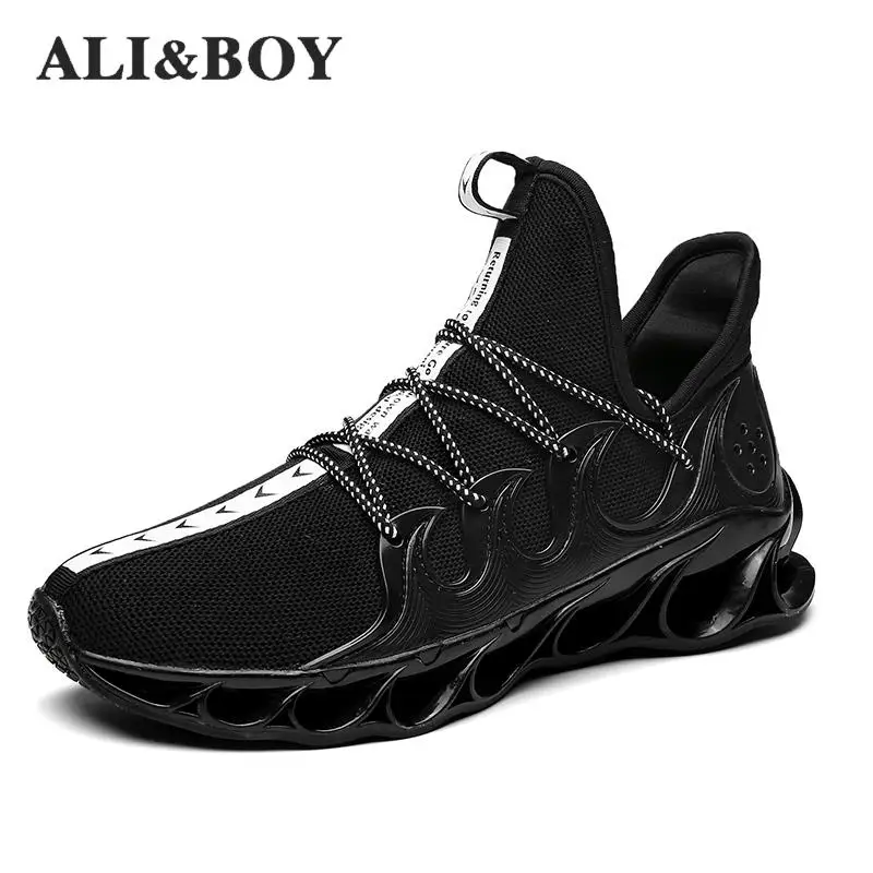 2019 New Outdoor For Men Free Running Jogging Walking Sports Shoes High-quality Lace-up Athietic Breathable Male Sneakers 45 46 | Спорт и