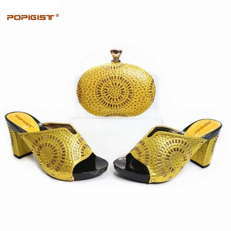 Королевский синий Новое поступление в африканском стиле женская обувь и сумка