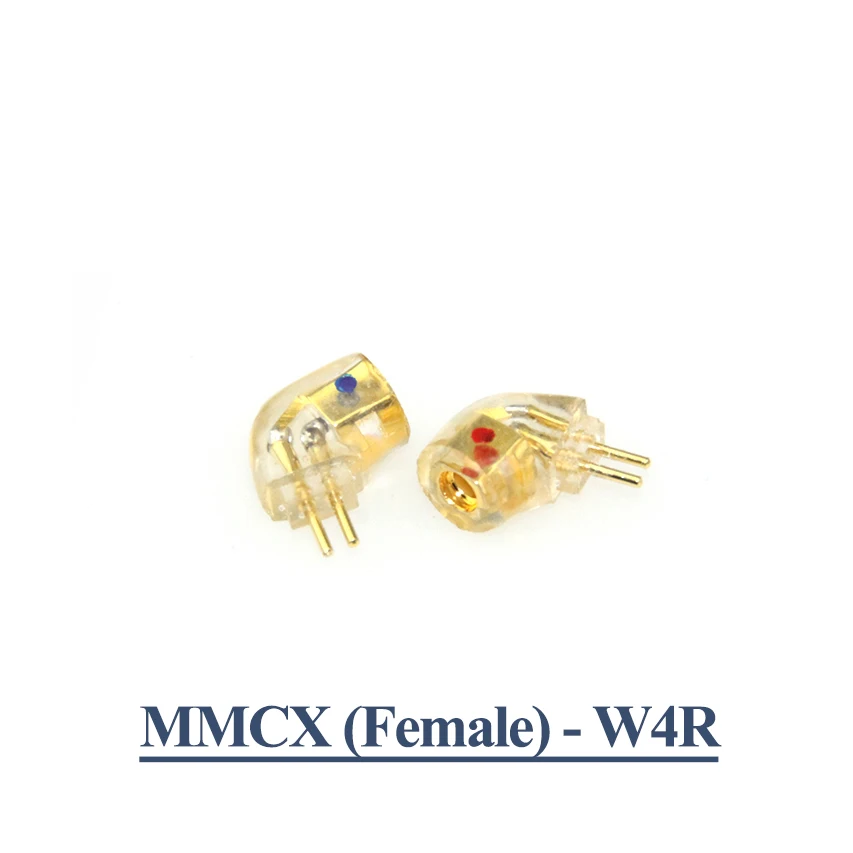 MMCX-W4R Linsoul разъем для наушников Адаптер MMCX 0,78 мм 2Pin для QDC SONY IE80 W4R JH IM FitEar TF10 A2DC - Цвет: MMCX-W4R