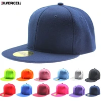 fashion adjustable men women baseball cap solid hip hop snapback flat hat visor