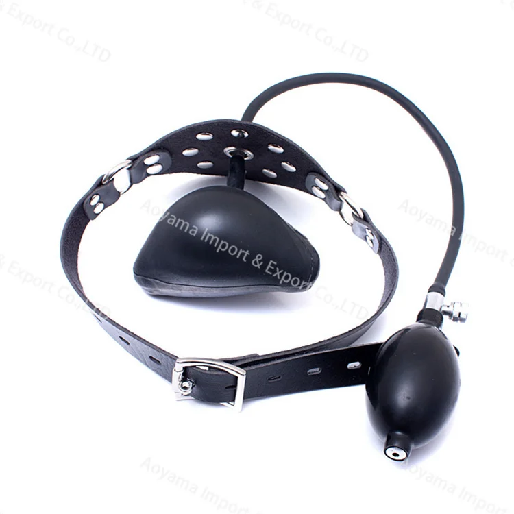 2019 силиконовый латекс фентази надувной мяч кляп для рта ремень на голову