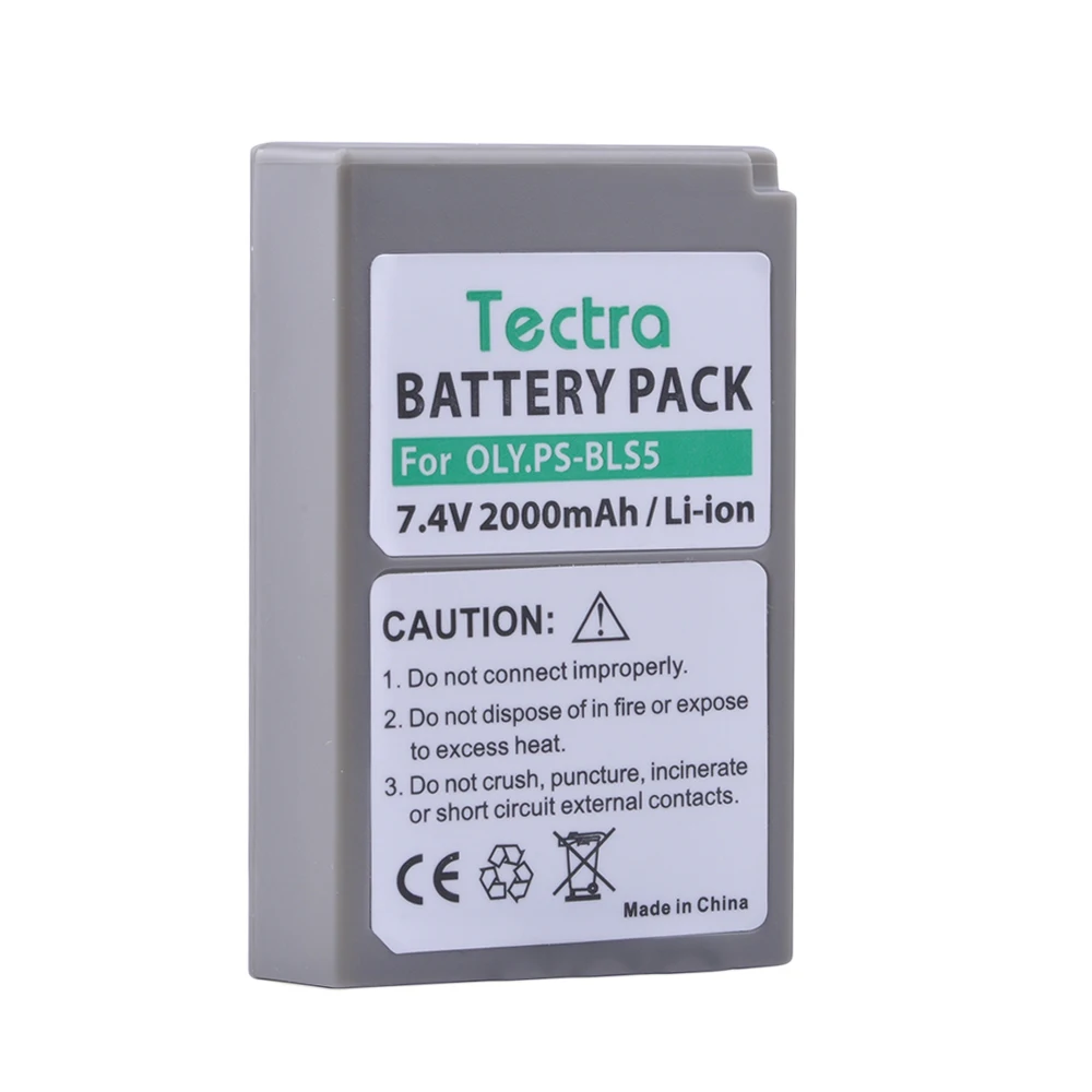 Tectra 4 шт./упак. PS BLS5 BLS 50 Camera Battery для Olympus PEN E PL2 PL5 PL6 PL7 PM2 OM D M10 II Stylus1|camera battery for olympus|camera