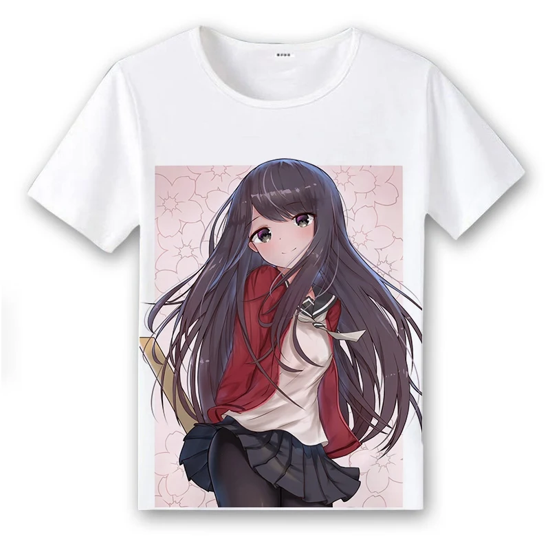 Футболка унисекс с японским аниме костюм для косплея Senryuu Shoujo Yukishiro Nanako летняя