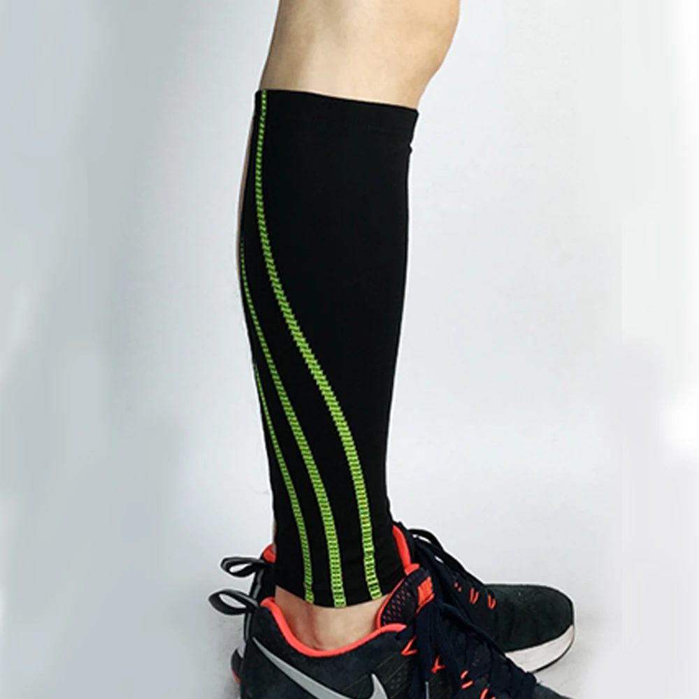Мужская компрессионная защита для голени мужские носки фитнеса бега футбола