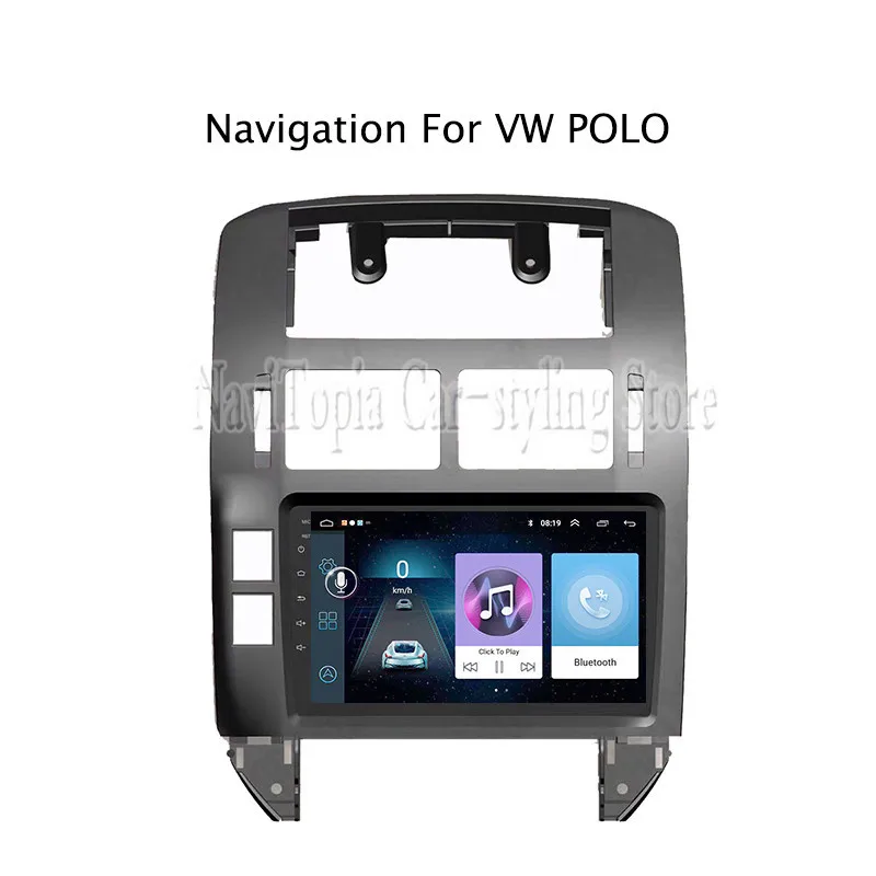 NAVITOPIA 9 дюймов Авто Радио стерео для VW Polo 2004 2005 2006-2010 Android 8 1 автомобиль DVD