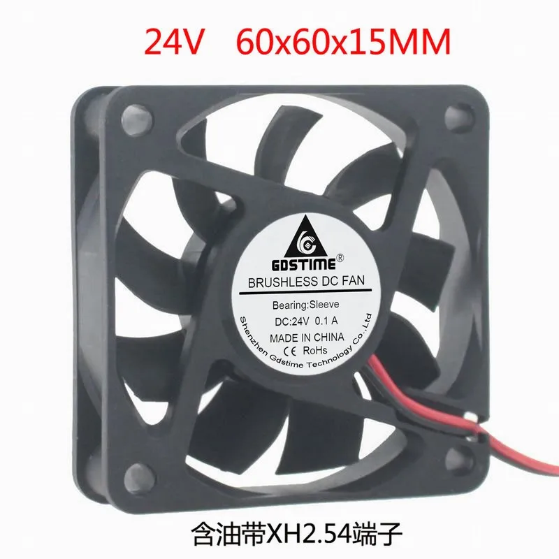 Мини вентилятор для источника питания 60*60*15 мм 6015 dc 5V 12V 24V|Вентиляторы| |