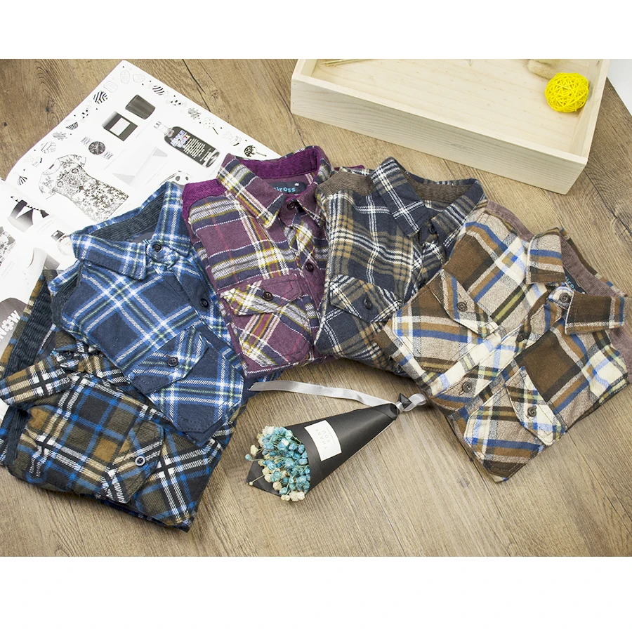 Новинка 2017 года Обувь для мальчиков фланелевые рубашки в клетку подростков Топы