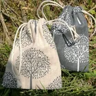 Сумка-мешок на шнурке для детской вечеринки, 8x10 см, 9x12 см, 10x15 см, 13x17 см