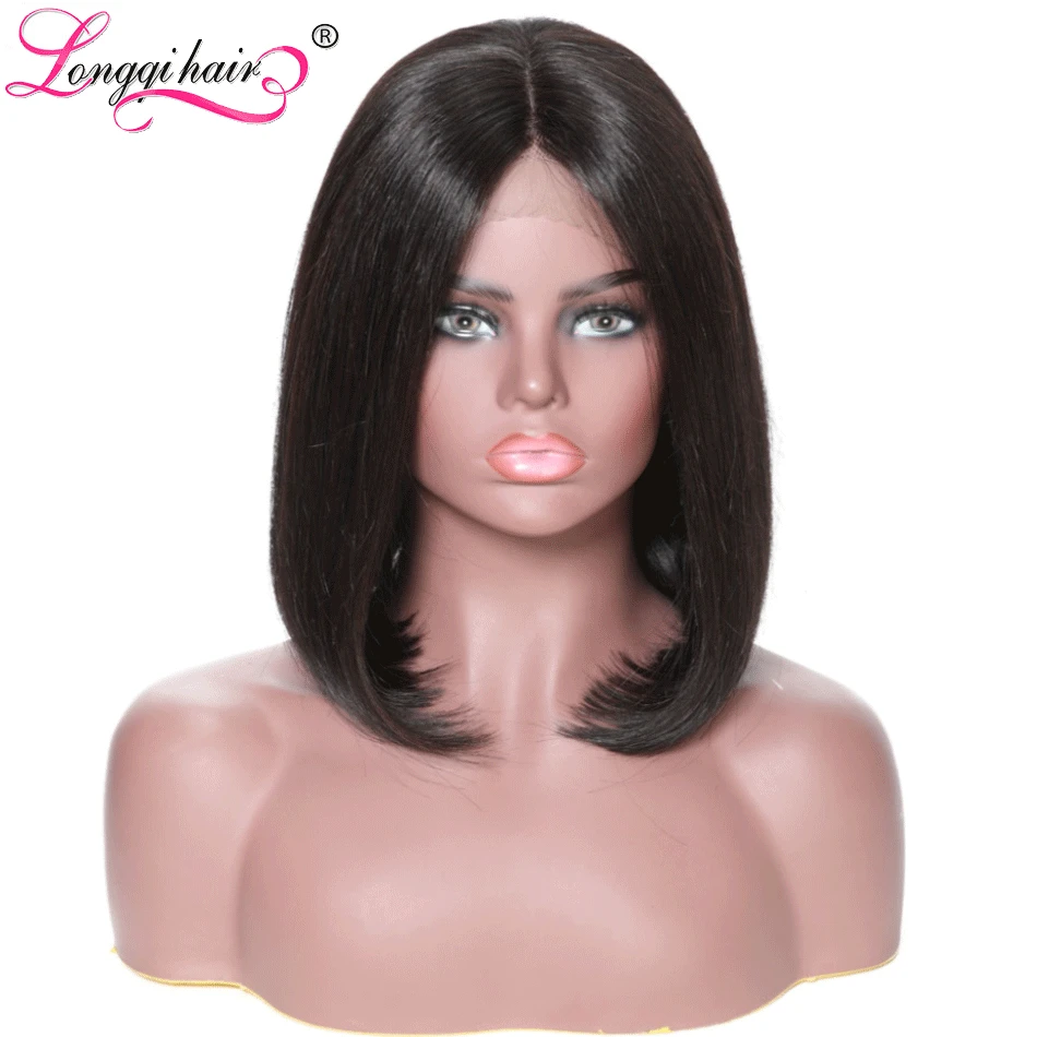 Longqi hair 613 блондинка Синтетические волосы на кружеве человеческих волос парики