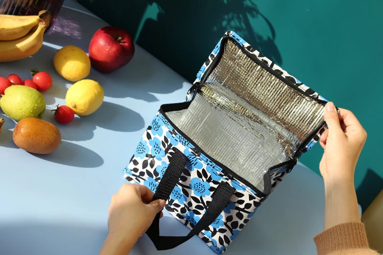 Маленькая квадратная сумка-холодильник термо сумки коробка для обеда