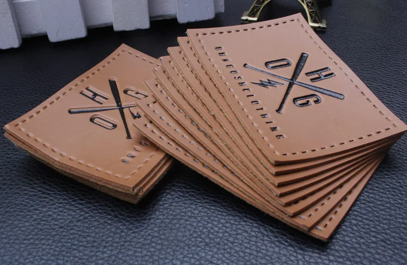 1000 шт./партия этикетки для джинсов и сумок|leather labels|label logoleather dress boots men |