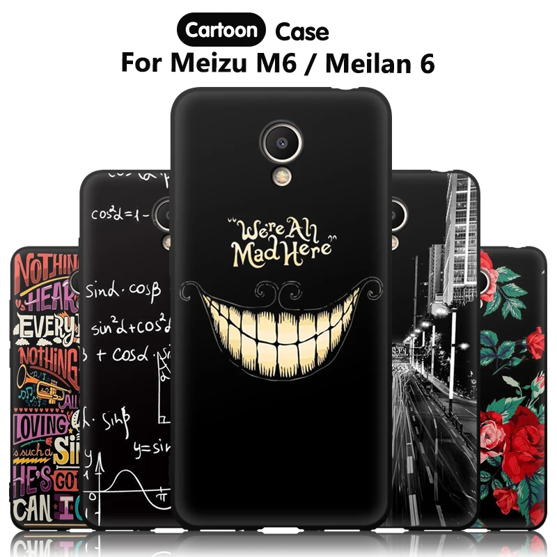 Чехол для телефона JURCHEN s чехол Meizu M6 из силикона и тпу мягкий с милым мультяшным 3d