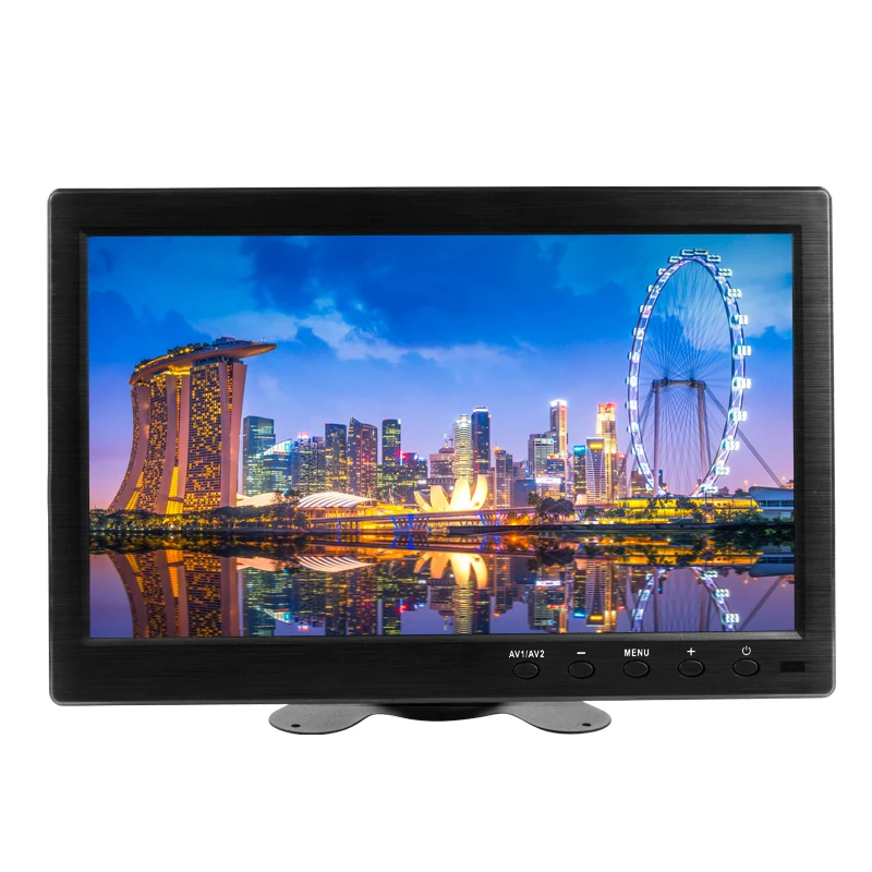 Портативный монитор 10," 1280*800 led ips 16:9 hdmi VGA BNC usb AV для raspberry pie PC домашняя ТВ система видеонаблюдения PS3 PS4 xbox переключатель