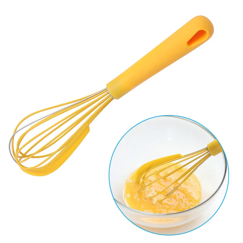 Горячая Ручная ручка венчик из нержавеющей стали Яйцо Блендер кофе вспениватель
