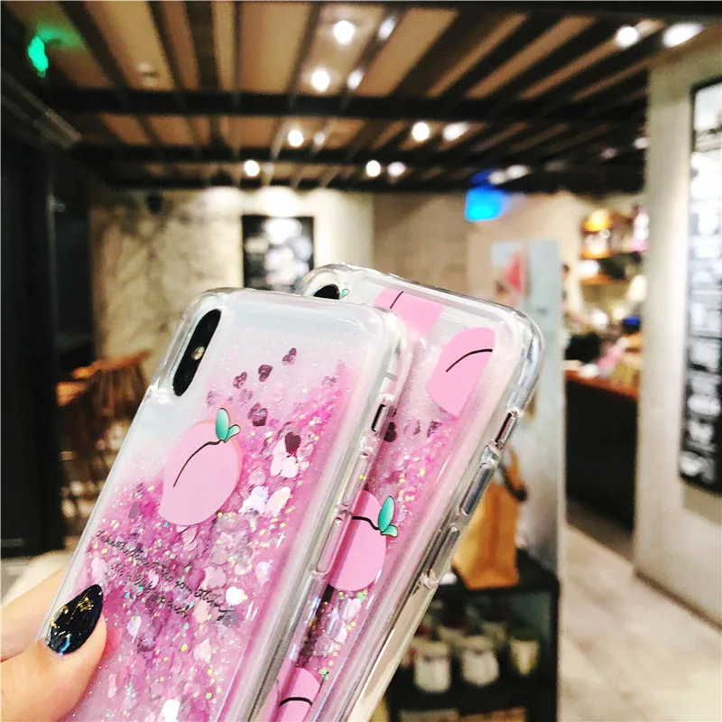 Блестящая блестящая задняя крышка для iPhone 6, 6 S, 7, чехол для iPhone 7, 7 plus, 8 plus, X, 6 Plus, чехол