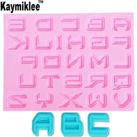 m939 alphabet upper case small letter silicone fondant cake mold for border jelly sugar cake decoration tools