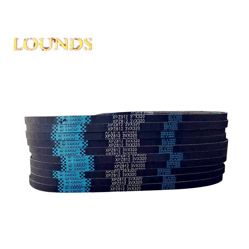 FREE SHIPPING XPZ1487 XPZ1500 XPZ1512 XPZ1520 XPZ1550 XPZ1562 WEDGE RAW EDGE COGGED V-BELT La Industry Rubber XPZ Vee V Belt |