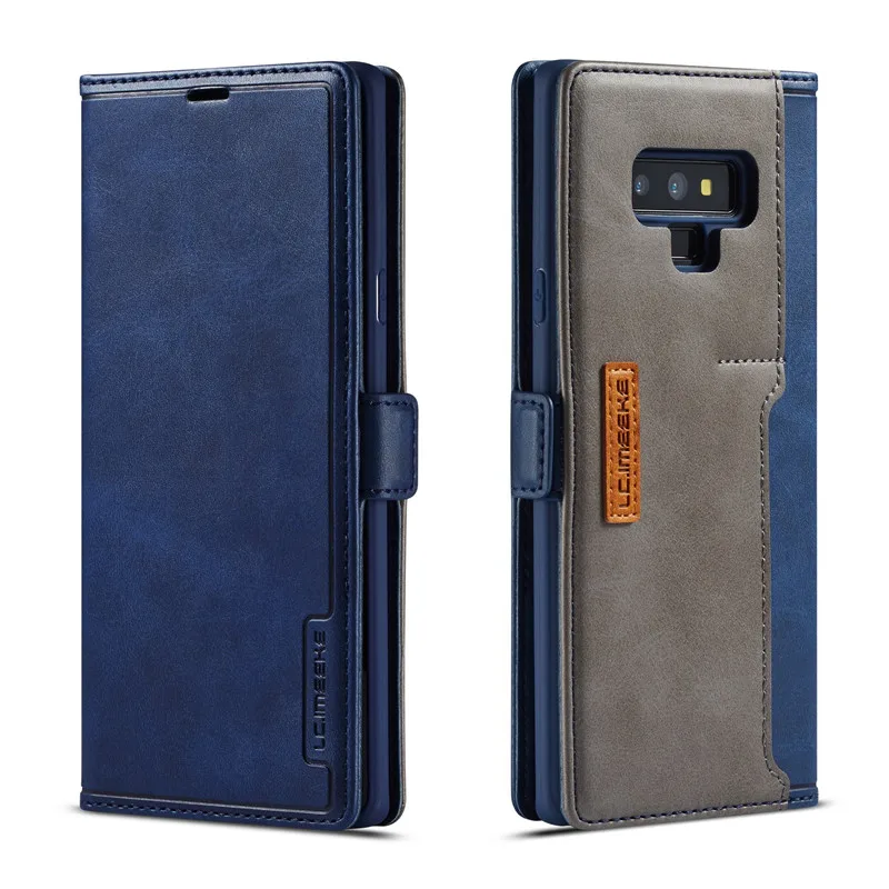 Винтажный кожаный чехол-кошелек с откидной крышкой и подставкой для Samsung Galaxy Note 9