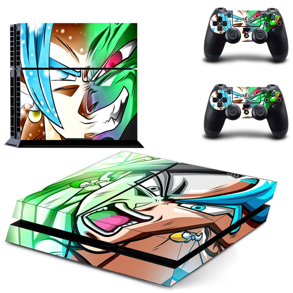 Наклейка на кожу Dragon Ball Son Goku PS4 Виниловая наклейка для консоли Sony Playstation 4 и 2