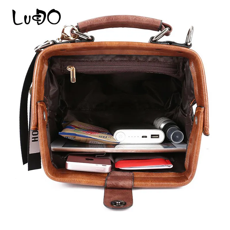 LUCDO роскошные сумки женские кожаные на плечо дизайнерские через сумка мессенджер