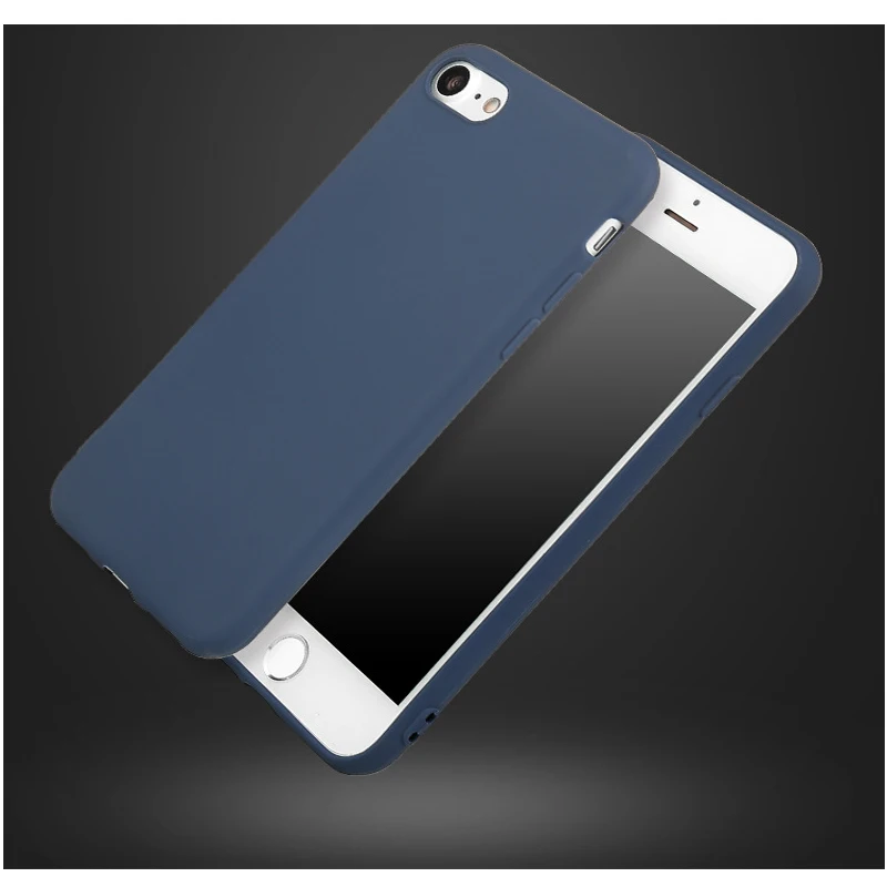 Ультратонкий матовый чехол для iphone 6 7 8 Plus телефона X XS MAX XR мягкая задняя крышка из