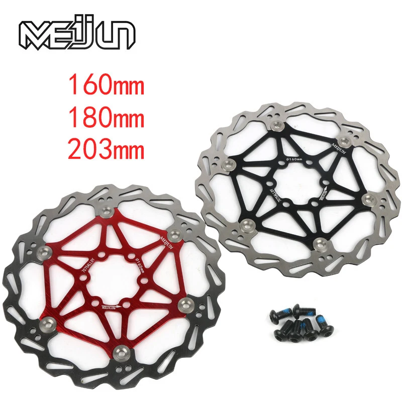 

MEIJUN Mountain Bike Type Floating Disc 160mm/180mm/203mm Six Disc Brake Disc