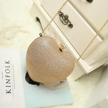 Золотая и серебристая вечерняя сумка Женский кошелек клатч для вечеринки в виде