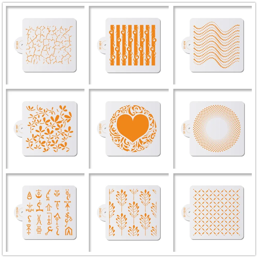 

Peace Guide Stencils For Walls Painting Scrapbooking Stamp Album Decorative Embossing DIY Craft Paper Card Flower Template